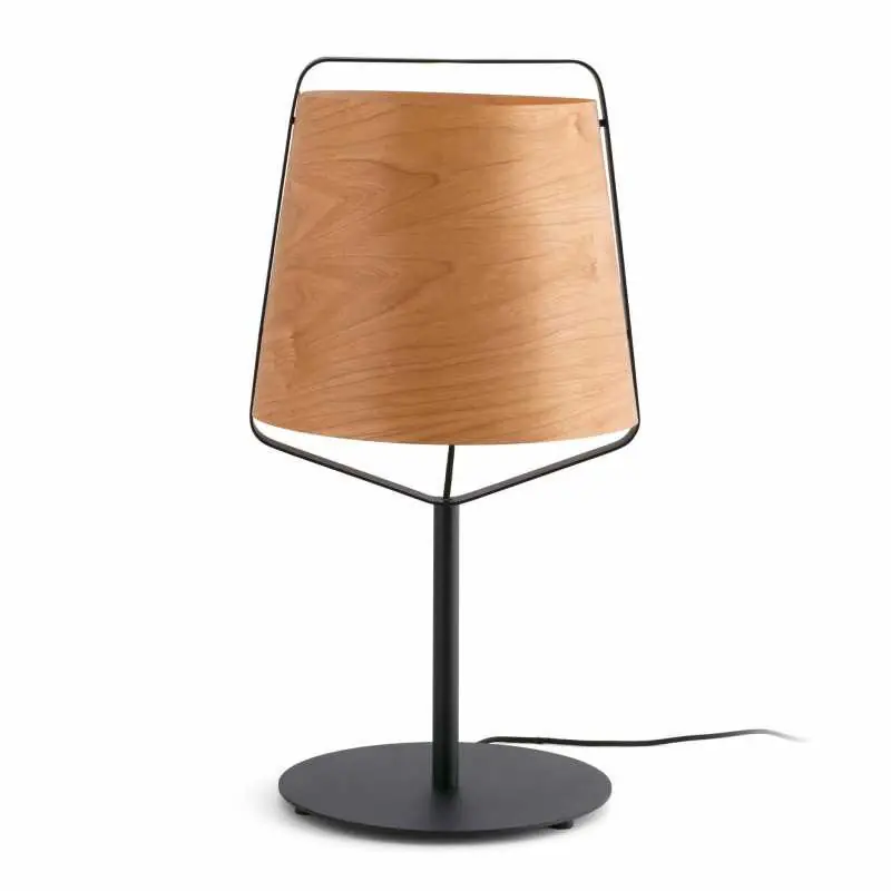 Bestseller Lámpara sobremesa acero E27 negro mate DALUIS