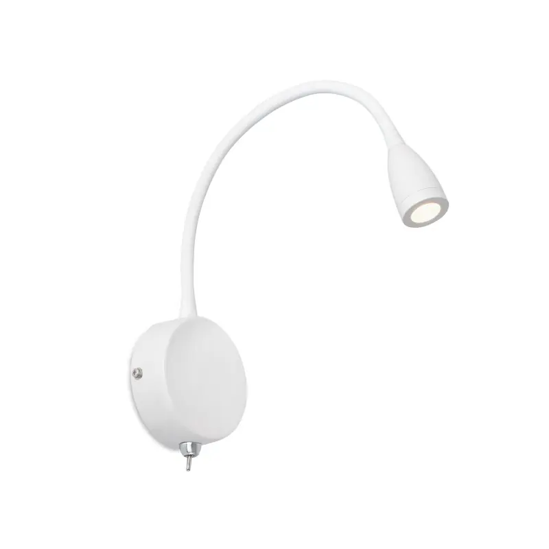 Precio Bajo Lámpara pared aluminio LED integrado blanco mate LE RIS