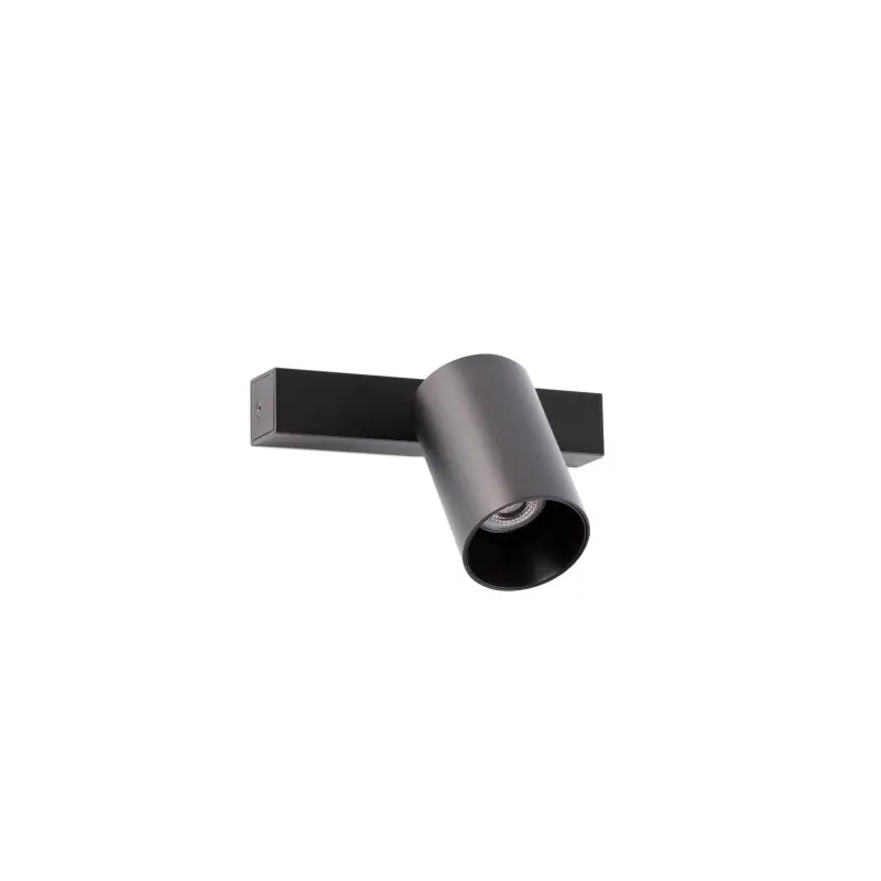 Lámpara pared aluminio GU10 negro mate MARVAUD Solo Hoy