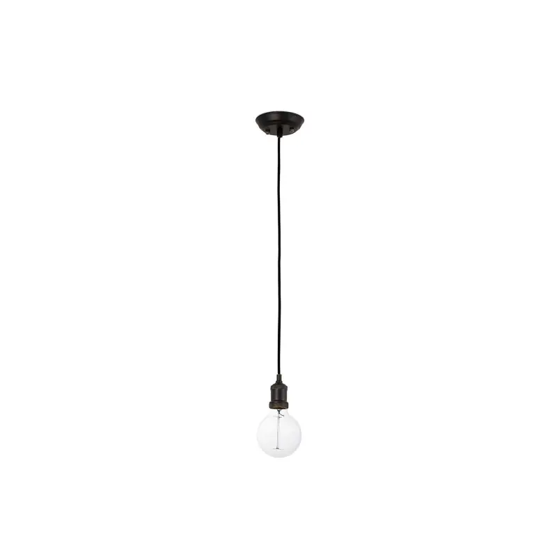 A Buen Precio Lámpara techo acero E27 negro AUMAGNE
