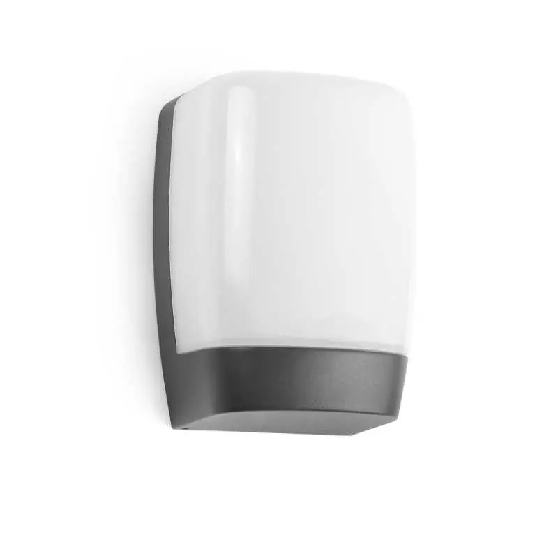 Barato Lámpara pared aluminio LED integrado gris DAMLOUP