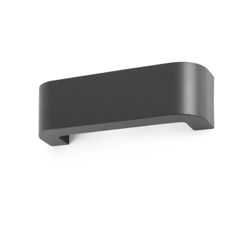 Precio De Oferta Lámpara pared aluminio LED integrado gris BRENAZ