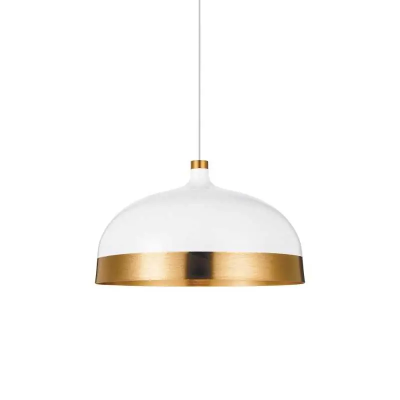 Colgante simple BLAZY aluminio E27 LED color blanco Promoción