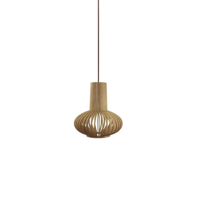Compra Hoy Colgante simple MCLE madera E27 LED color madera