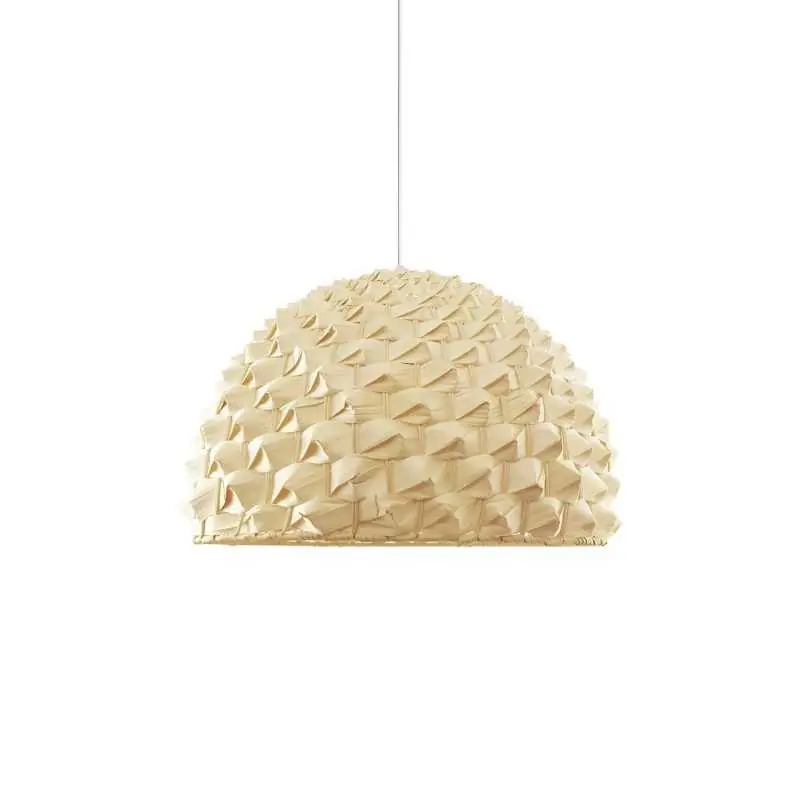 Colgante simple MUSAU madera E27 LED color madera Ordena Ya