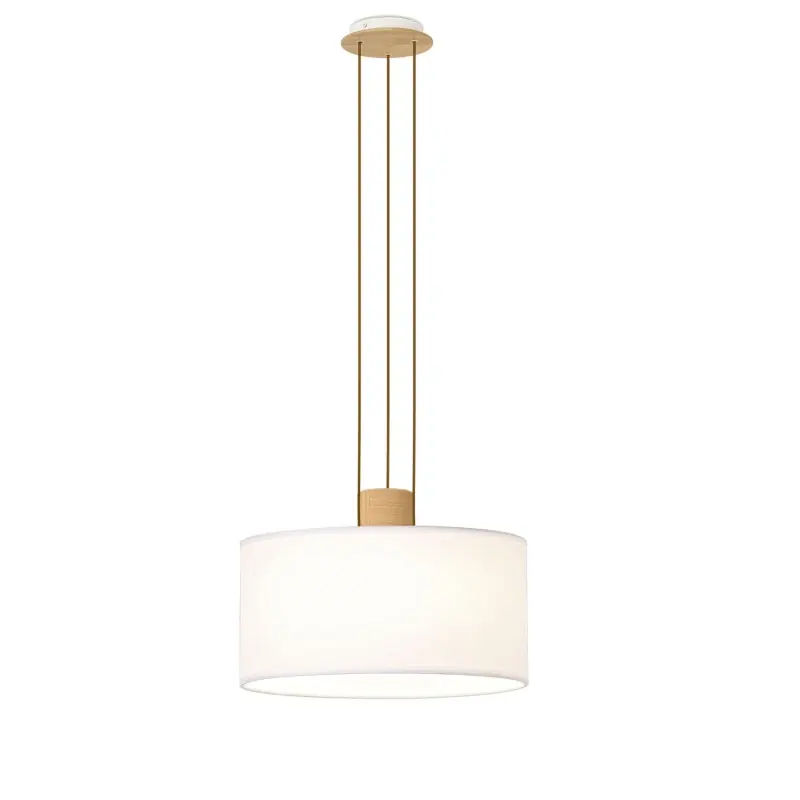 Popular Colgante simple VALS madera E27 LED color blanco