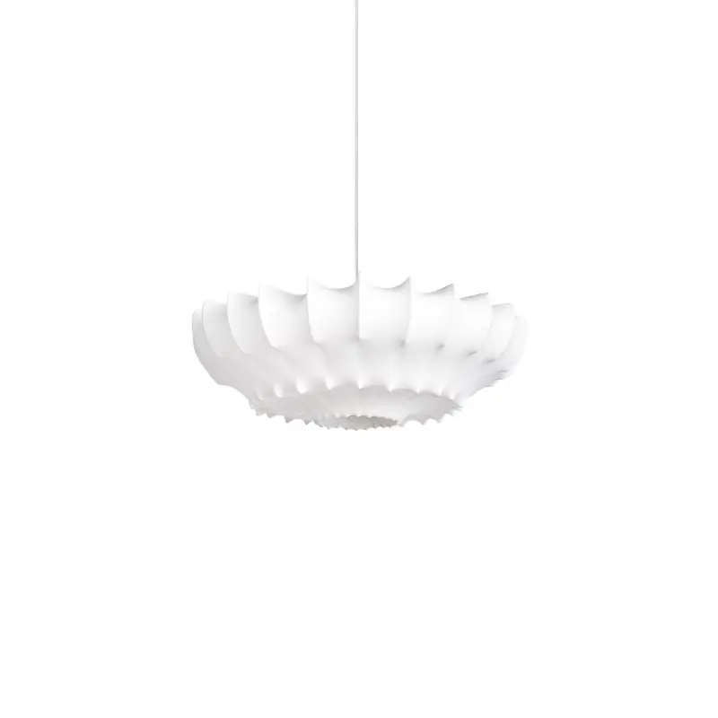 Colgante simple EVRIL polímero de resina E27 LED color blanco Disponible Ahora