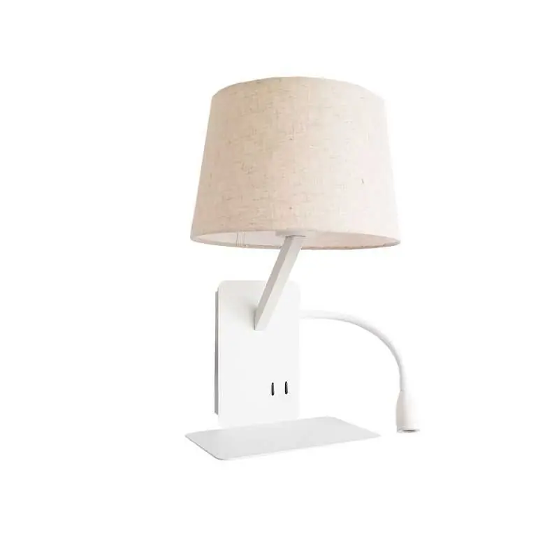 Aplique con lector LAVEL aluminio LED COB 6W 302Lm blanco Rebajas