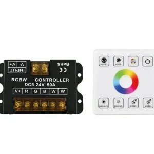 Rebajas Controlador RGBW para tiras LED con panel táctil RF - 5-24V/DC
