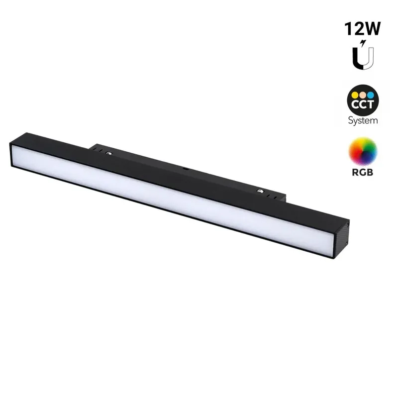 Luminaria lineal opal para carril magnético RGB + CCT - 12W - Mi Light Oferta
