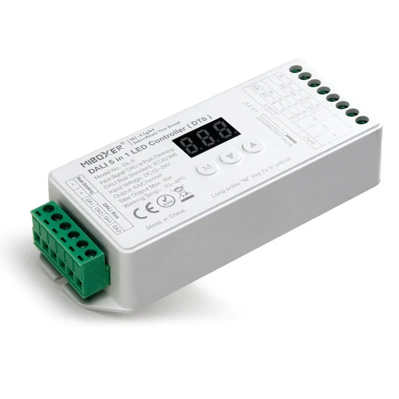 Alta Calidad Controlador LED DALI (DT8) 5 en 1 - 12-24V DC