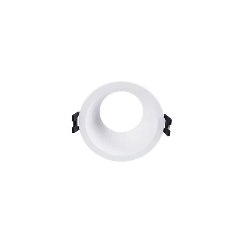 Aro downlight empotrable redondo - Bajo UGR - Corte Ø75mm Negro Precio Reducido