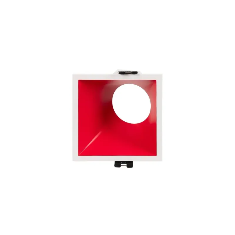 Compra Ahora Aro downlight cuadrado asimétrico - Bajo UGR - Corte 85 x 85mm Negro