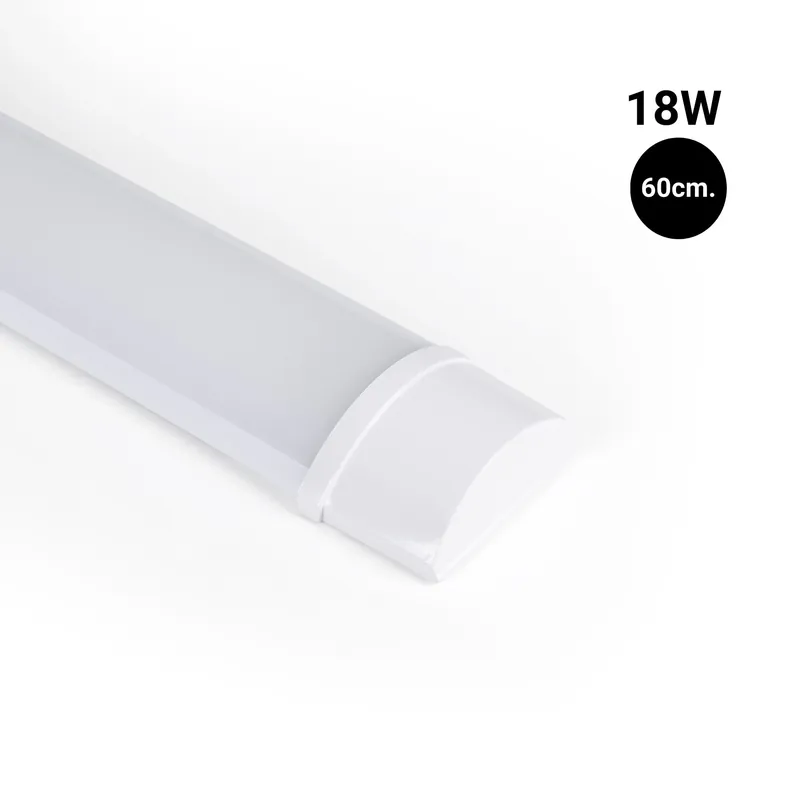 Marca Reconocida Luminaria lineal LED de alta potencia - 18W - 60cm - IP20 Blanco frío 6000K