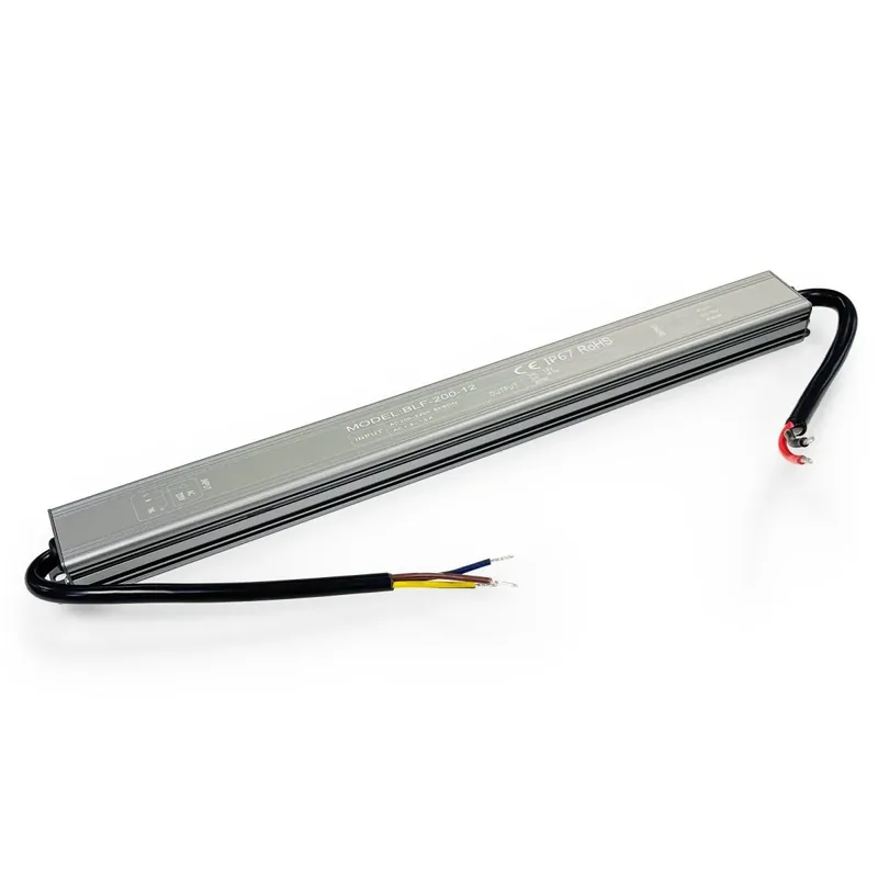 Fuente de alimentación estanca Slim 200W - 12V - 16.5A - IP67 Bestseller