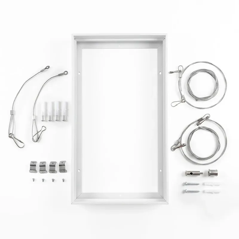 Marco para paneles LED Skylight "SKYWIN SR" - 60x30 - Superficie o suspensión Stock Limitado