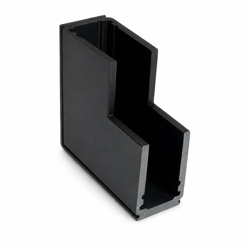 Unión 90 grados vertical para carril magnético de superficie - 10mm Oferta