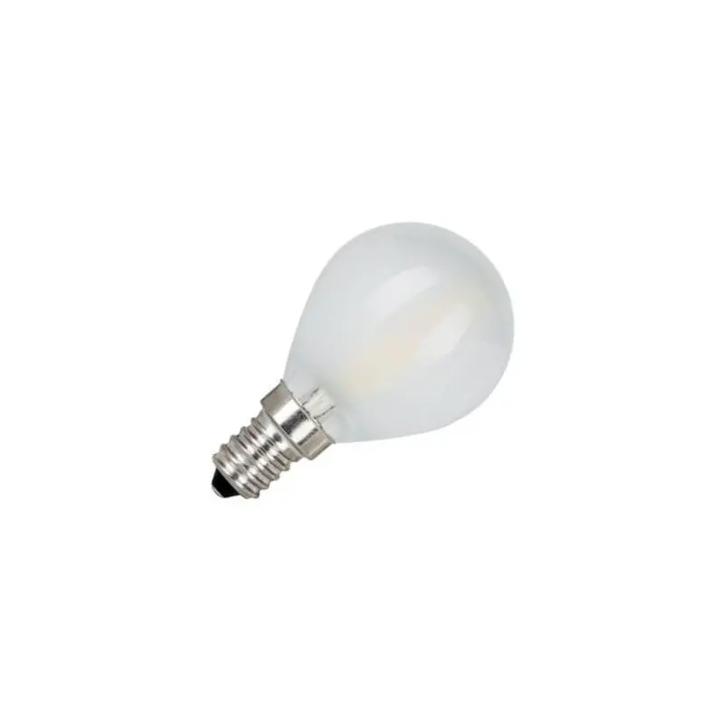 Imprescindible (Must-Have) Bailey | Lámpara de bola LED | Pequeña casquillo E14 | 1W (reemplaza 10W) Esmerilado