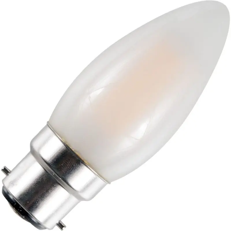 SPL | Bombilla LED tipo vela | Acoplamiento de bayoneta B22d | 4W Regulable Pago Seguro