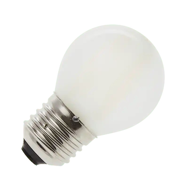 Mejor Precio Lighto | Filamento LED | Casquillo grande E27 | Lámpara de bola | Transparente | 45mm | 2W