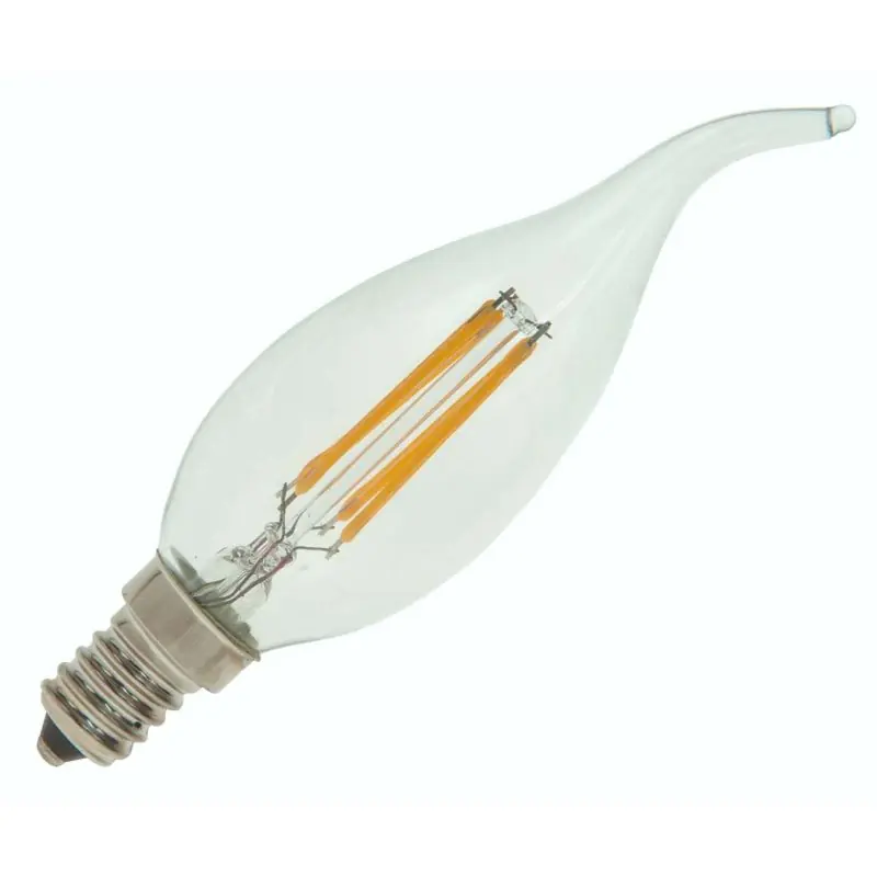 Bailey | Bombilla LED tipo vela con punta | Pequeña casquillo E14 | 3W Oferta Especial