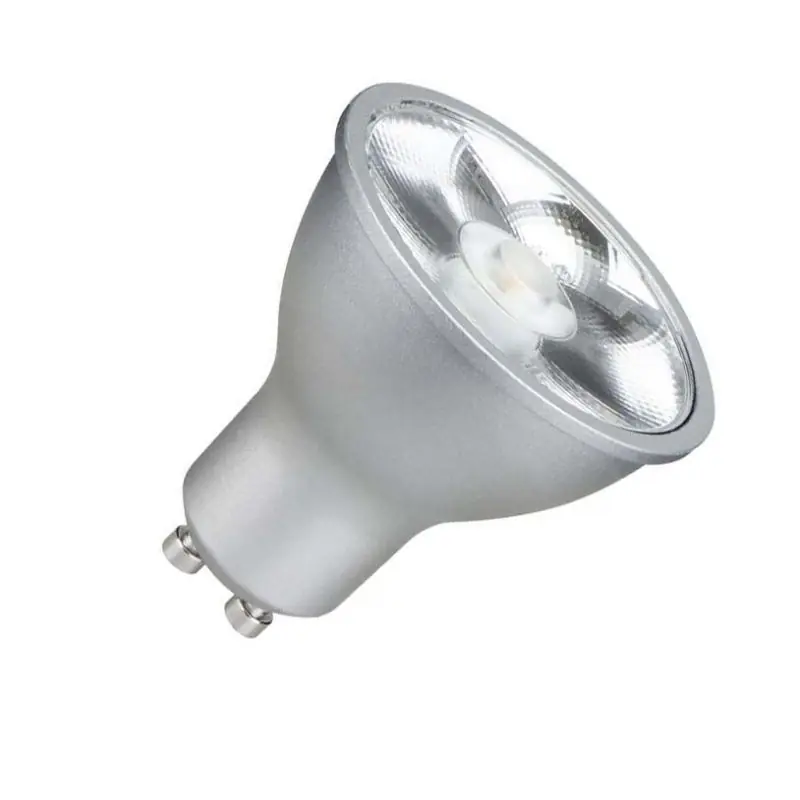 SPL | Bombilla LED GU10 Reflector Transparente Plata 6W Regulable 827 Blanco Cálido Oferta