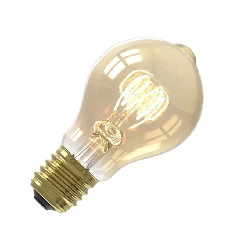 Venta Final Calex | Filamento LED | Casquillo grande E27 | A60 Estándar | Oro | 5,5W
