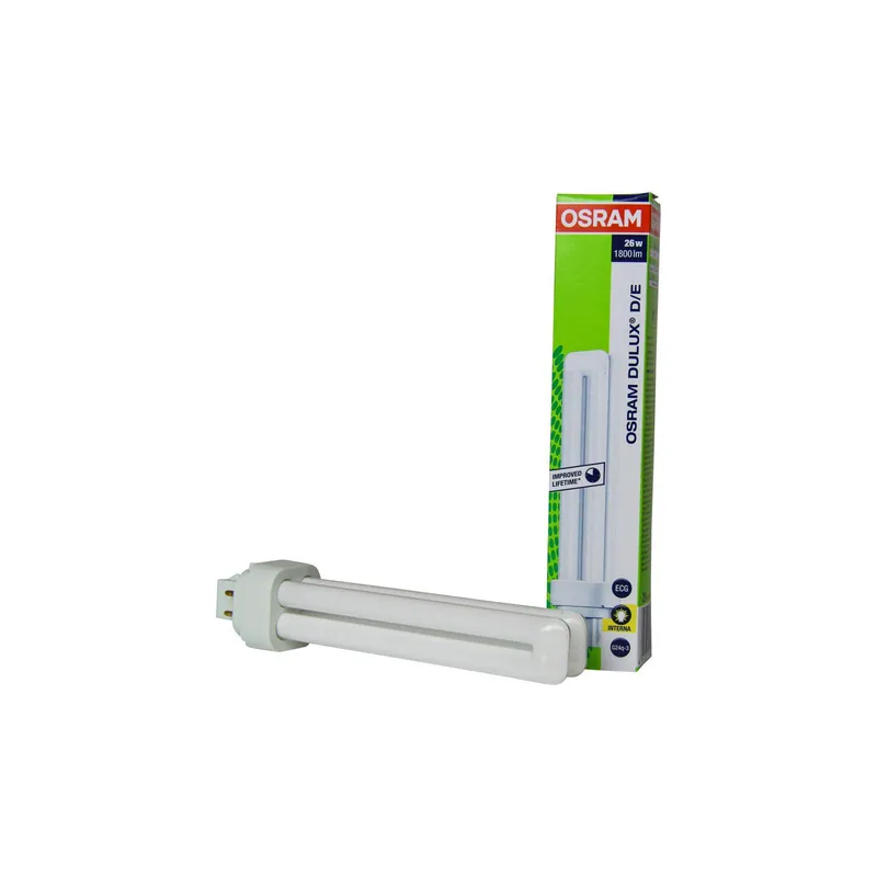 Últimas Unidades Osram Dulux D/E 26W 827 | Luz muy Cálida - 4-Pines