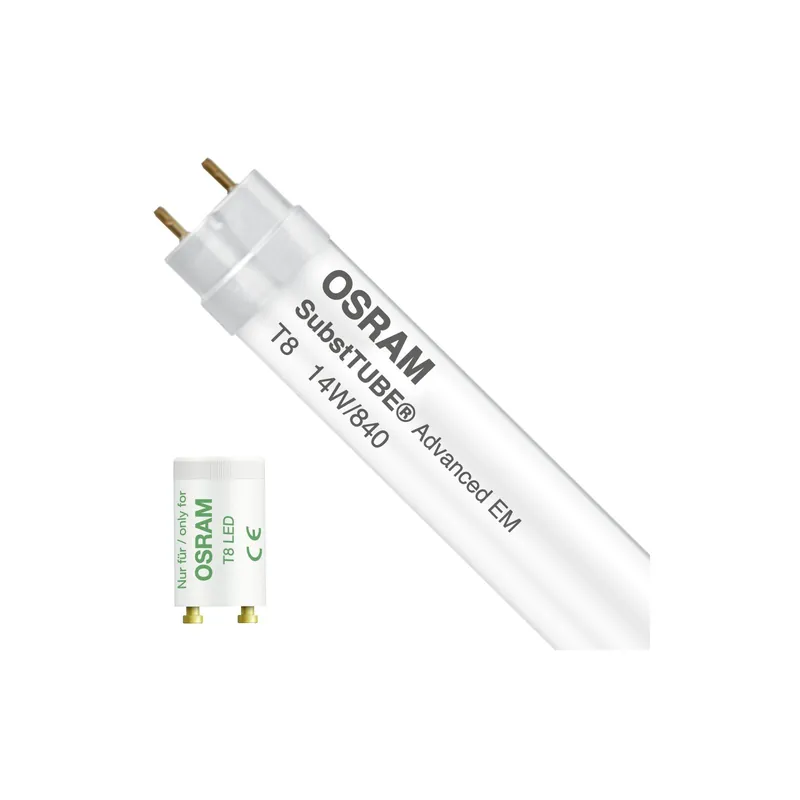 Precio Bajo Osram Tubo LED T8 SubstiTUBE Advanced (EM/Mains) Standard Output 14W 2100lm - 840 Blanco Frio | 120cm - Reemplazo 36W