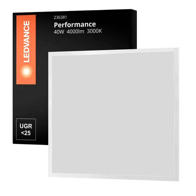 Entrega Rápida Ledvance Panel LED Performance 40W 4000lm - 830 Luz Cálida | 60x60cm - UGR <25 - Dali Regulable