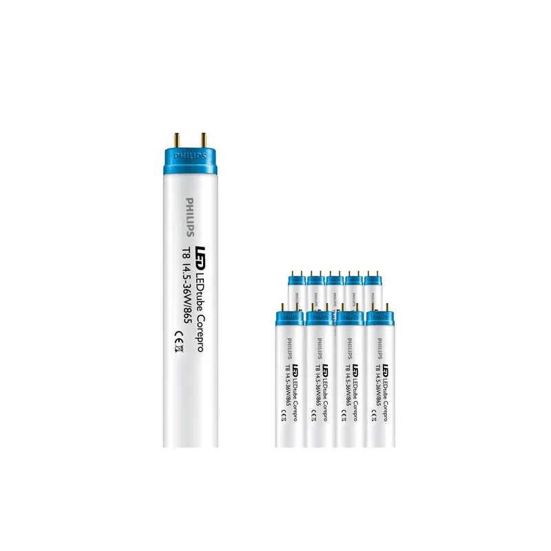 Multipack 10x Philips Tubo LED T8 CorePro (EM/Mains) Standard Output 14.5W 1600lm - 865 Luz de Día | 120cm - Reemplazo 36W Descuento