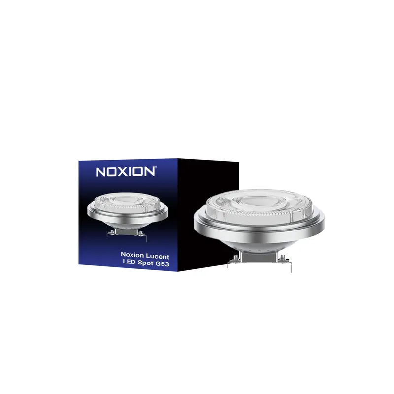 Noxion Lucent Foco LED G53 AR111 7.3W 530lm 24D - 930 Luz Cálida | Mejor reproducción de color - Regulable - Reemplazo 50W A Buen Precio