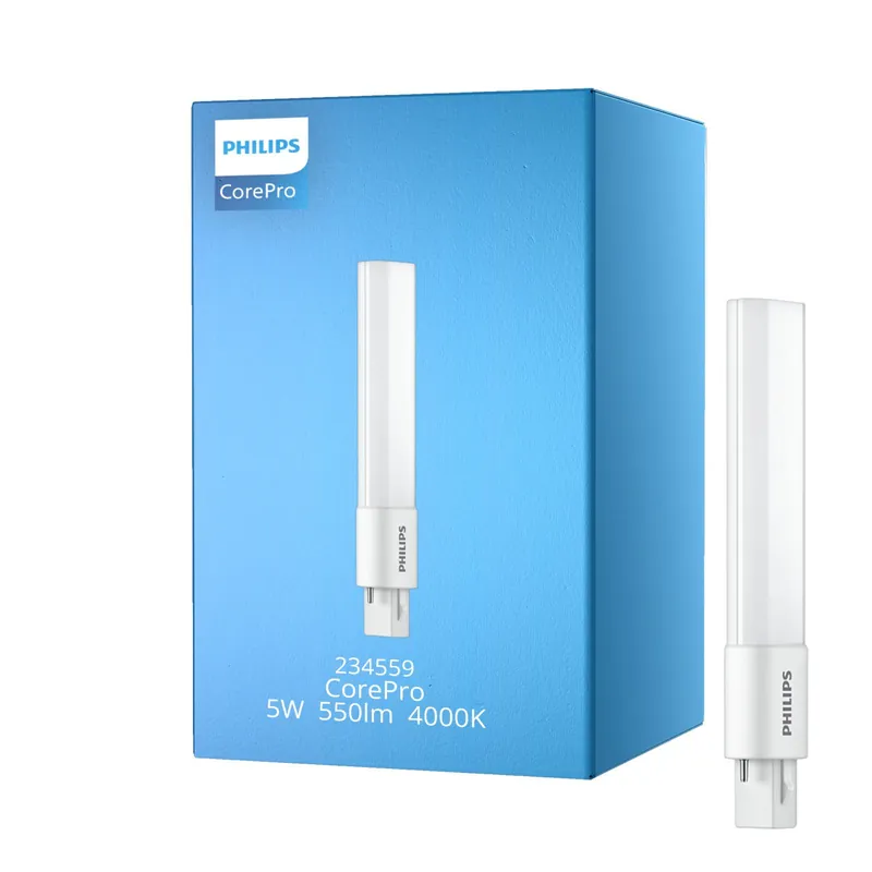 Compra Hoy Philips Corepro PL-S LED 5W 550lm - 840 Blanco Frio | 2-Pines - Reemplazo 9W