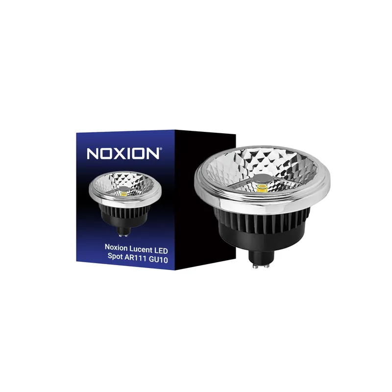 Novedad Noxion Lucent Foco LED AR111 GU10 15W 930 40D | Luz Cálida - Mejor Reproducción De Color - incl. Driver - Regulable 75W
