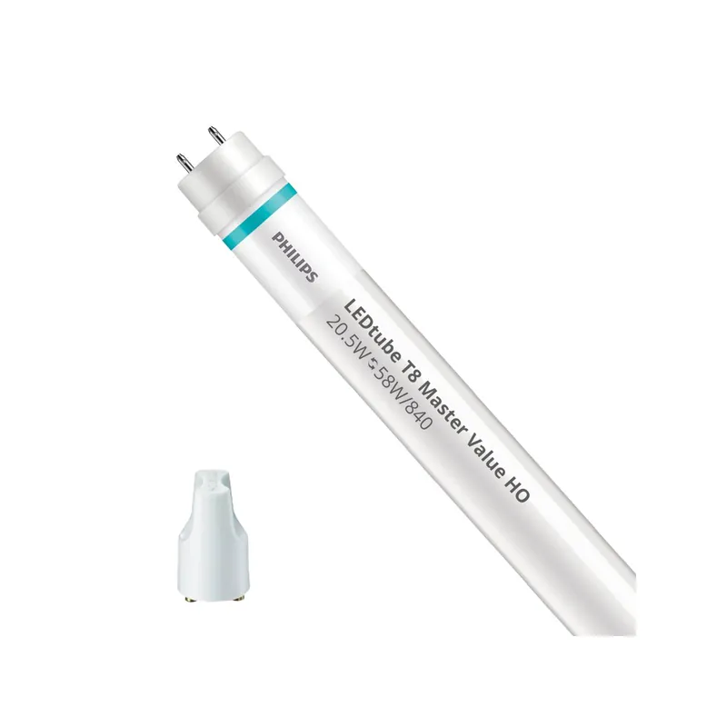 Alta Calidad Philips Tubo LED T8 MASTER Value (EM/Mains) High Output 20.5W 3100lm - 840 Blanco Frio | 150cm - Reemplazo 58W
