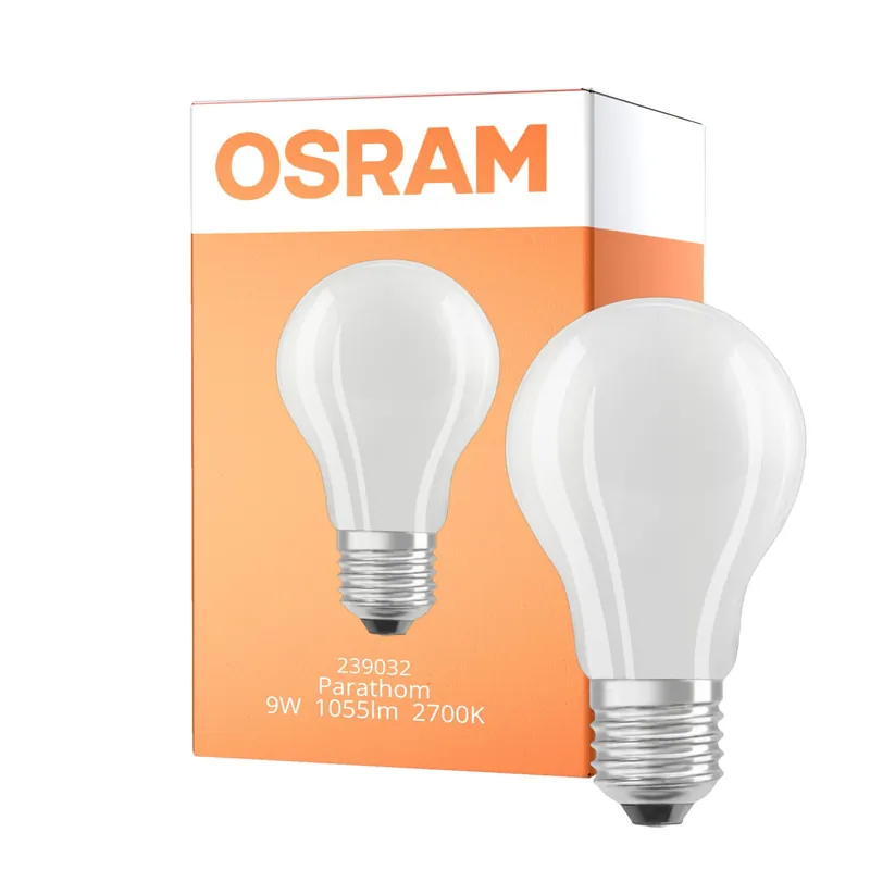 Osram Parathom Retrofit Classic LED E27 Pera Mate 9W 1055lm - 827 Luz muy Cálida | Regulable - Reemplazo 75W Envío Inmediato