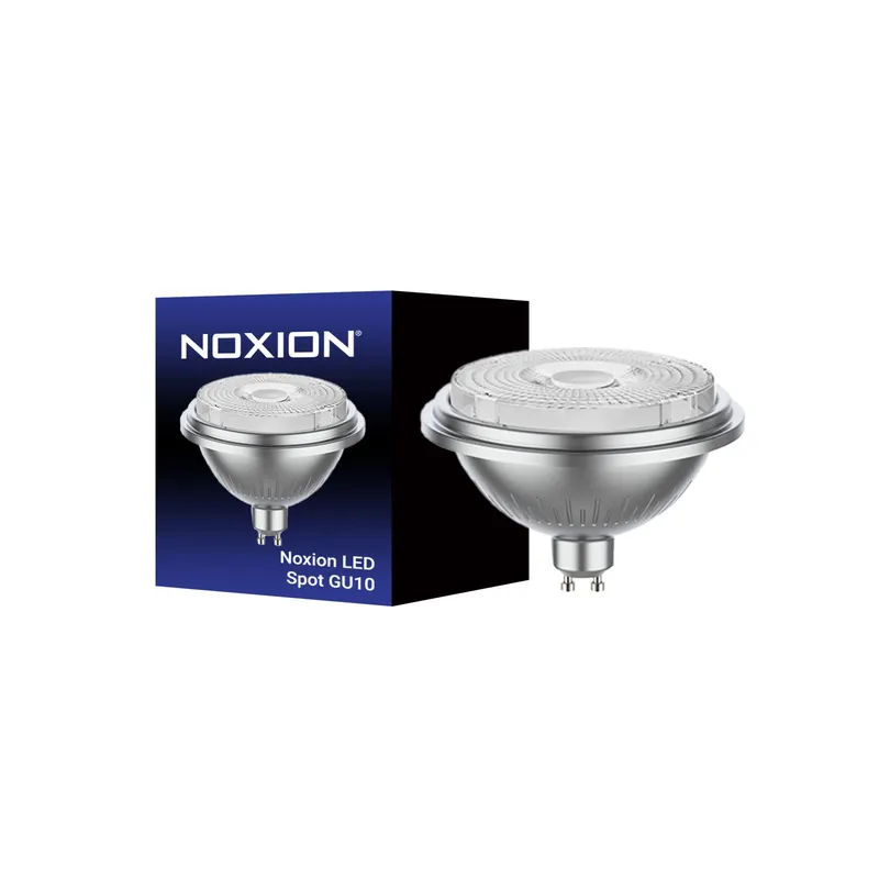 Noxion Foco LED GU10 AR111 7.5W 530lm 40D - 927 Luz muy Cálida | Mejor reproducción de color - Regulable - Reemplazo 50W Bestseller