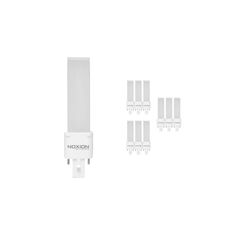 Multipack 10x Noxion Lucent PL-S LED 3.5W 368lm - 830 Luz Cálida | 2-Pines - Reemplazo 5W Marca Reconocida