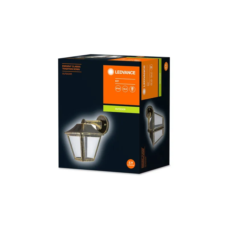 Última Versión Ledvance Luz de pared E27 Endura Classic | Tradicional