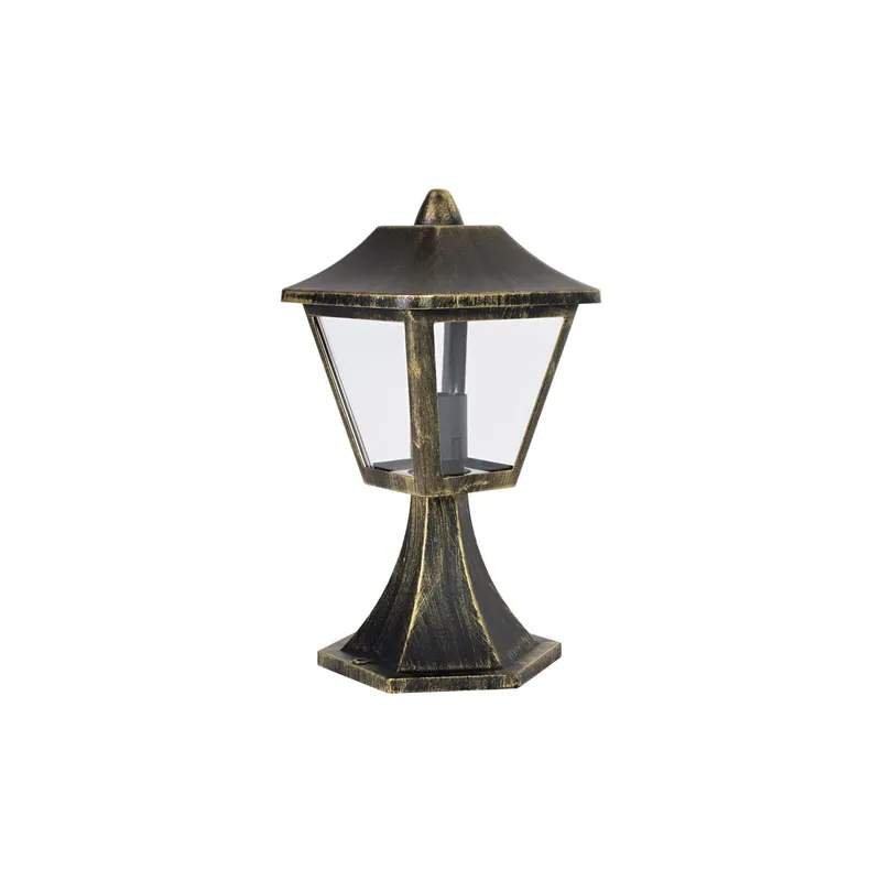 Mejor Precio Ledvance Farol exterior E27 Endura Classic Negro-Oro | 33cm - Traditioneel