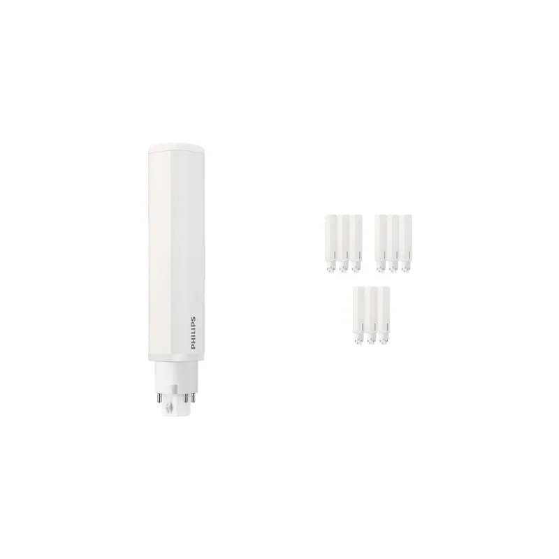 Multipack 10x Philips Corepro PL-C LED 9W 950lm - 840 Blanco Frio | 4-Pines - Reemplazo 26W Ordena Ya