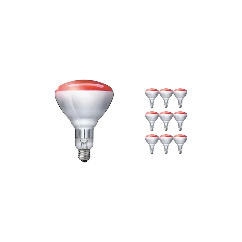 A Buen Precio Multipack 10x Philips BR125 IR 250W E27 230-250V Rojo