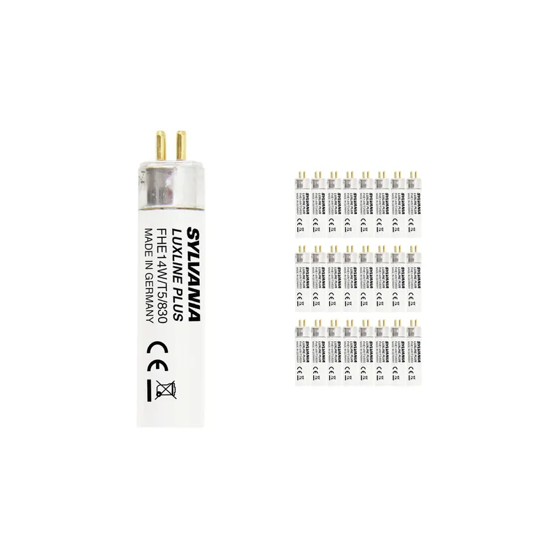 Oferta Limitada Multipack 25x Sylvania Luxline Plus T5 14W - 830 Luz Cálida | 55cm