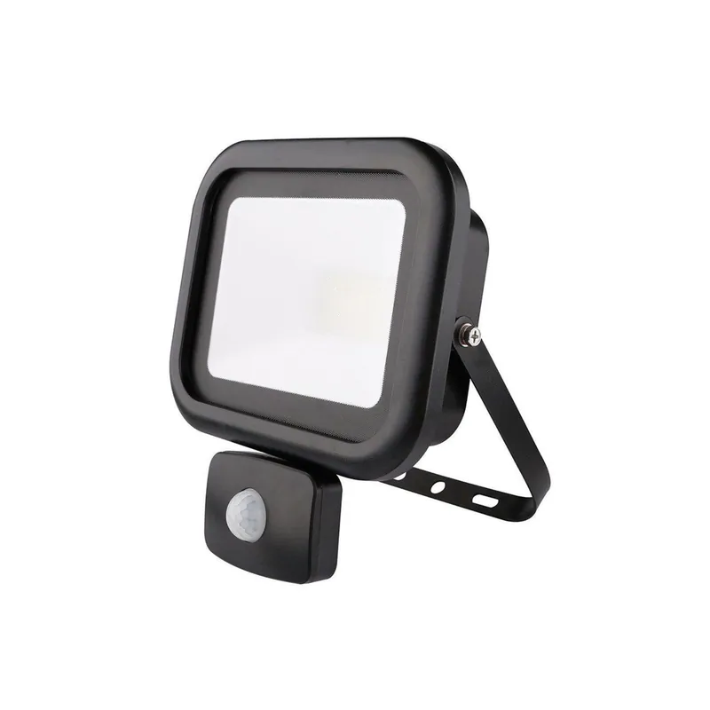 Últimas Unidades Noxion Proyector LED Beamy G2 Negro 10W 900lm 120D - 830 Luz Cálida | IP65 - Sensor de movimiento - Simétrico