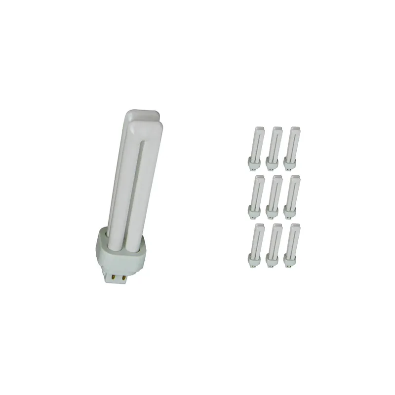Multipack 10x Osram Dulux D/E 18W 827 | Luz muy Cálida - 4-Pines Marca Reconocida