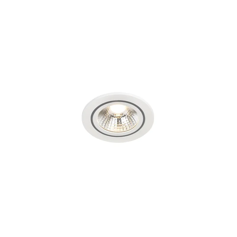 Nordlux Foco LED Alec Blanco 6.1W 480lm 36D - 830 Luz Cálida | Recorte 80mm - IP44 - 3 pasos Regulable Stock Limitado