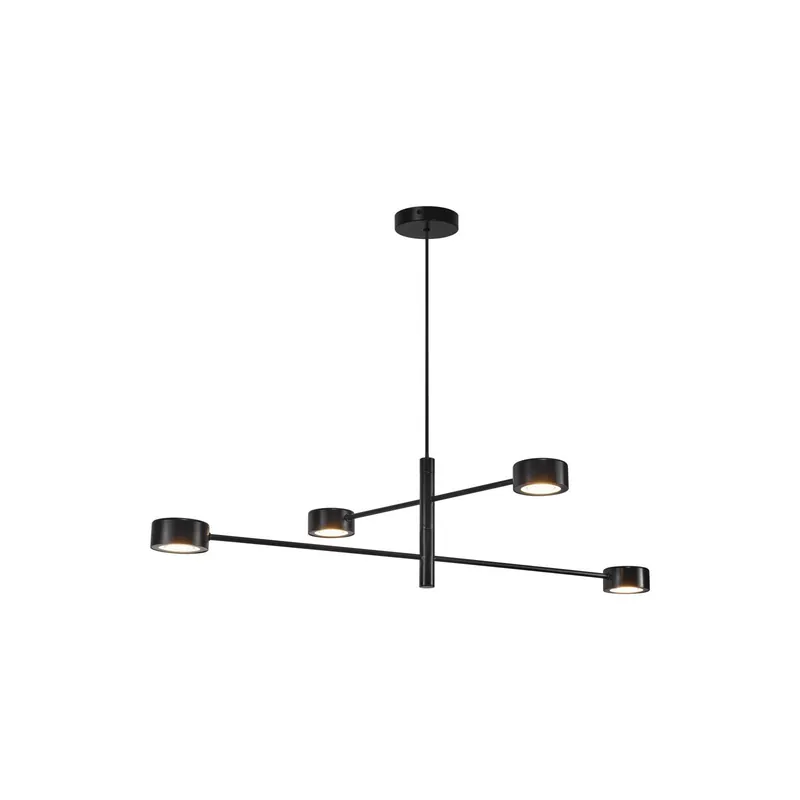 Comprar En Línea Nordlux Colgante de luz Clyde 20W 827 350lm 120D Negro - Metal | Regulable - Luz muy Cálida