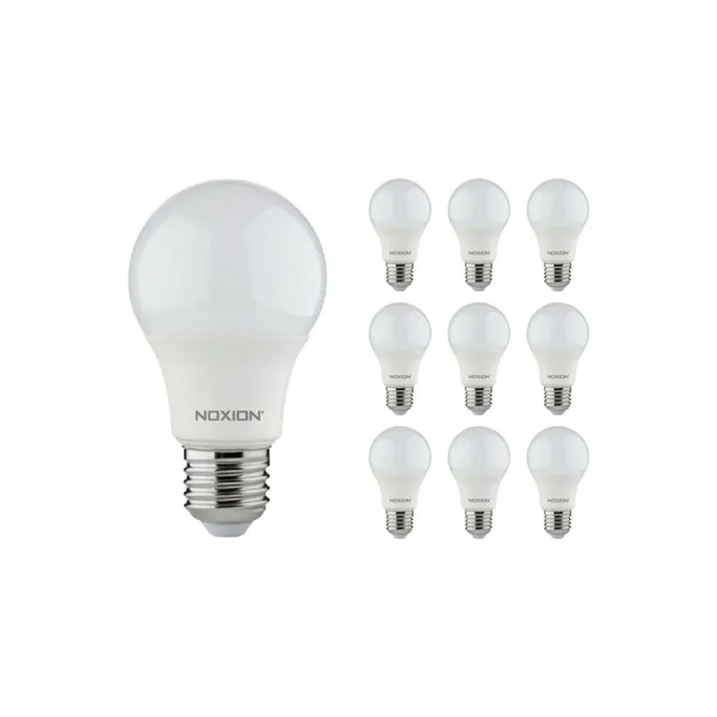 Multipack 10x Noxion Lucent Classic LED E27 Pera Mate 8.5W 806lm - 830 Luz Cálida | Reemplazo 60W A Buen Precio
