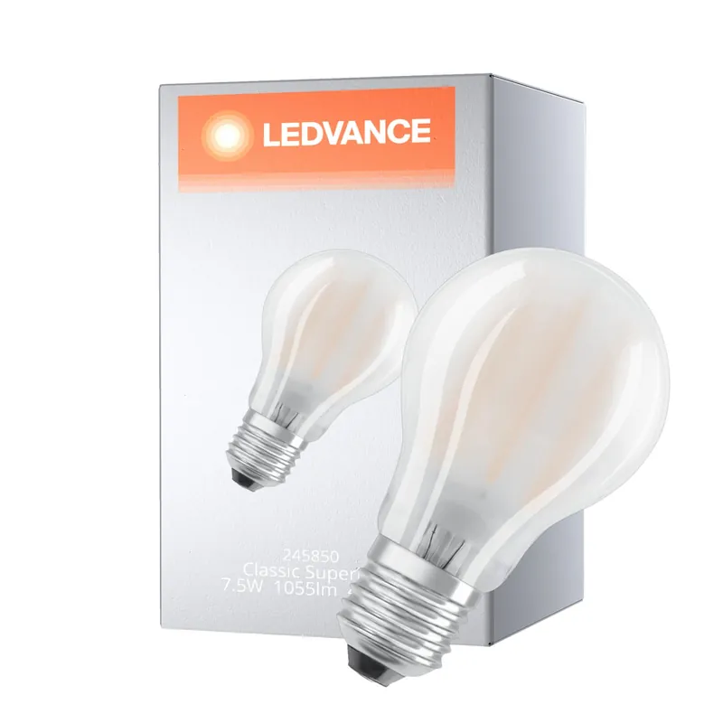 A Buen Precio Ledvance Superior Classic LED E27 Pera Mate 7.5W 1055lm - 940 Blanco Frio | Regulable - Mejor reproducción de color