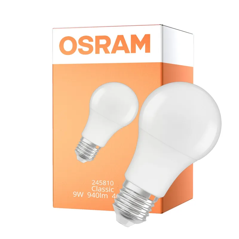 Alta Calidad Osram Led Star Classic LED E27 Pera Mate 9W 940lm - 840 Blanco Frio